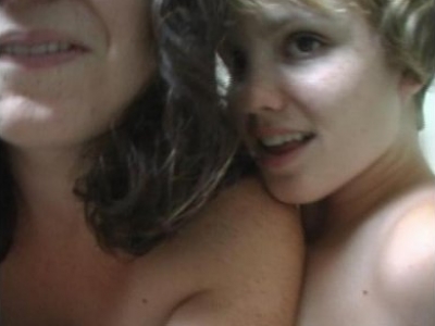 Real amateur lesbian couple self-shot video with orgasm